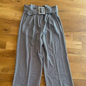 Vintage high waisted trousers 8 houndstooth black and white